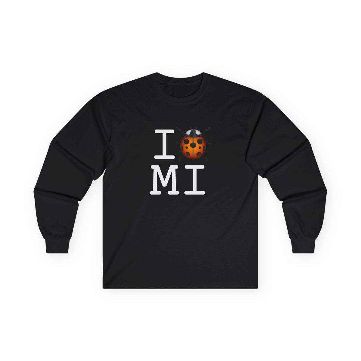 "I Ladybug Michigan" Long Sleeve Shirt