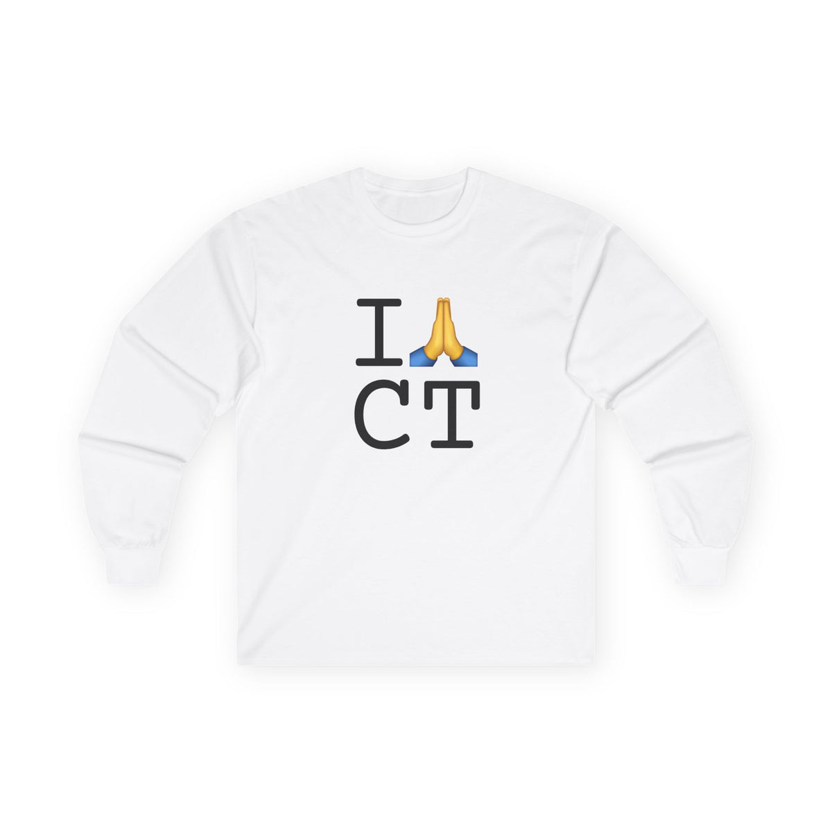 "I Pray for Connecticut" Long Sleeve Shirt