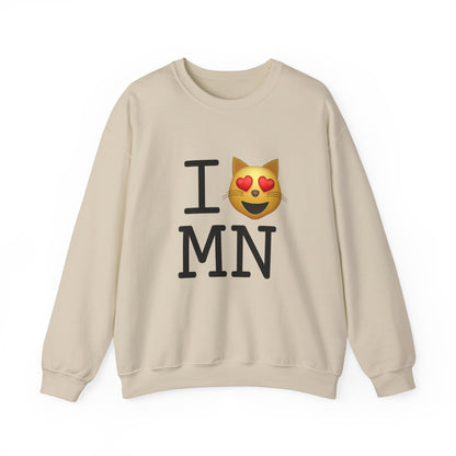 "I'm a Cat that Loves Minnesota" Sweatshirt