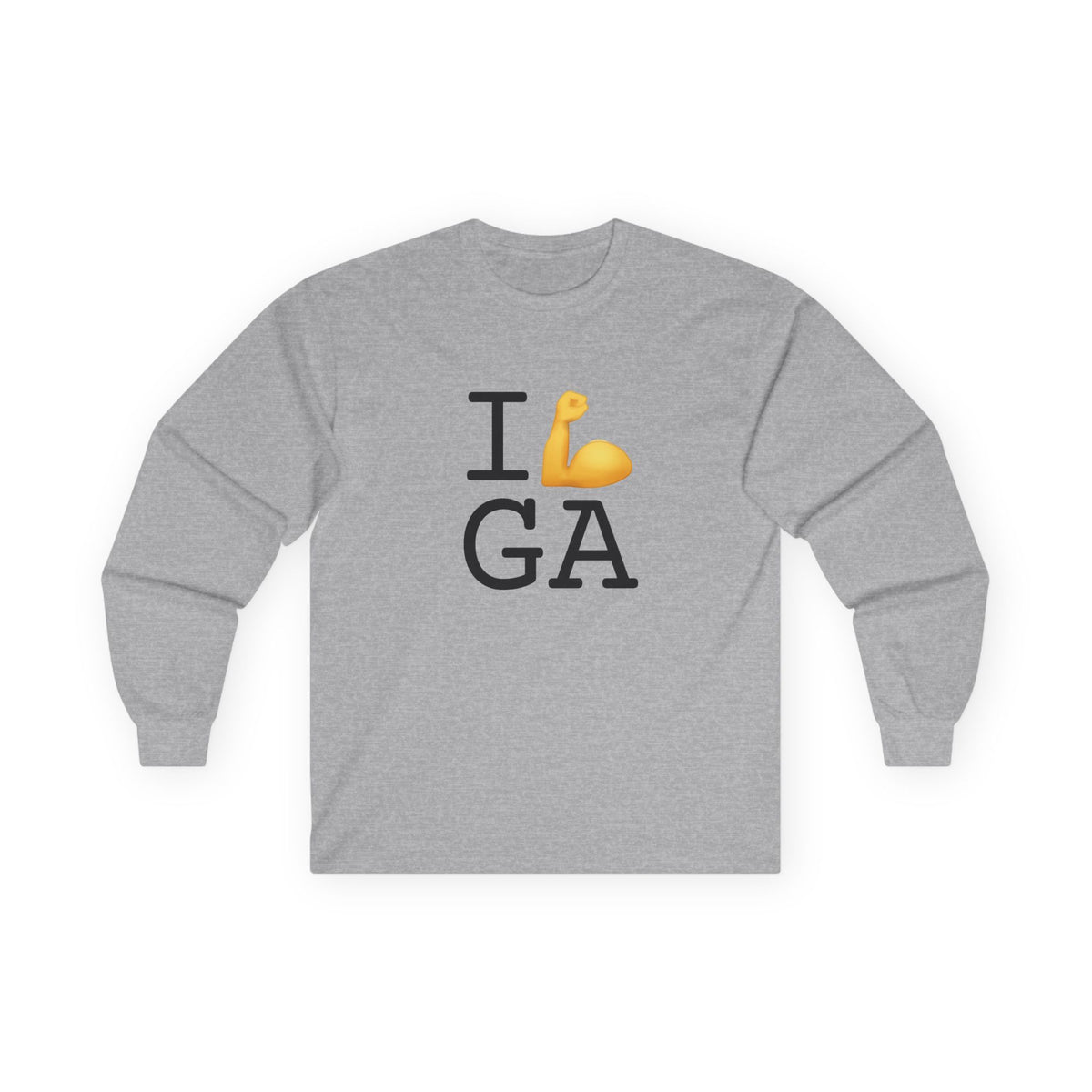 "I Flex in/on Georgia" Long Sleeve Shirt