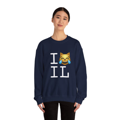 "I'm Laughing like a Cat at Illinois" Sweatshirt