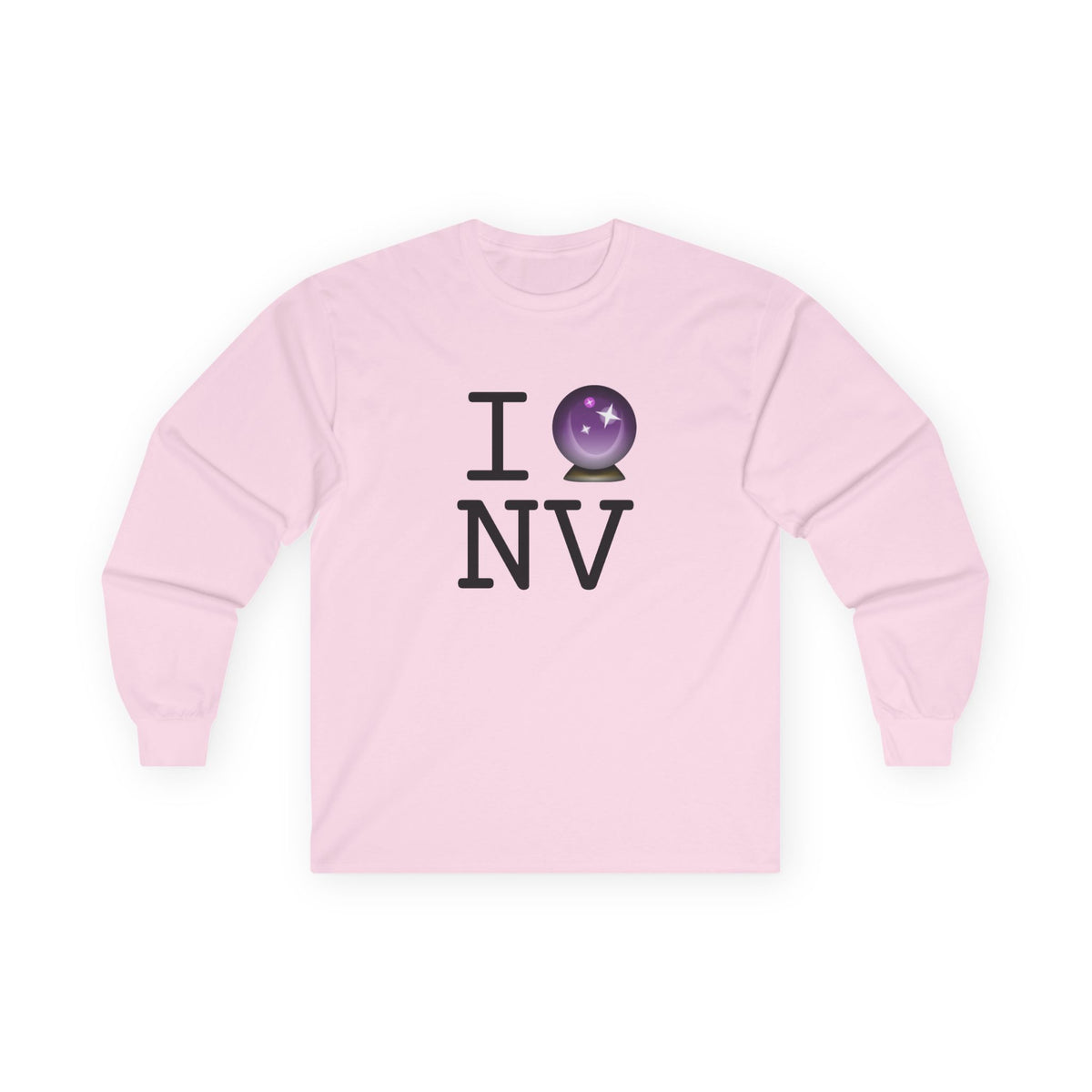 "I Predict the Future (Crystal Ball) of Nevada" Long Sleeve Shirt