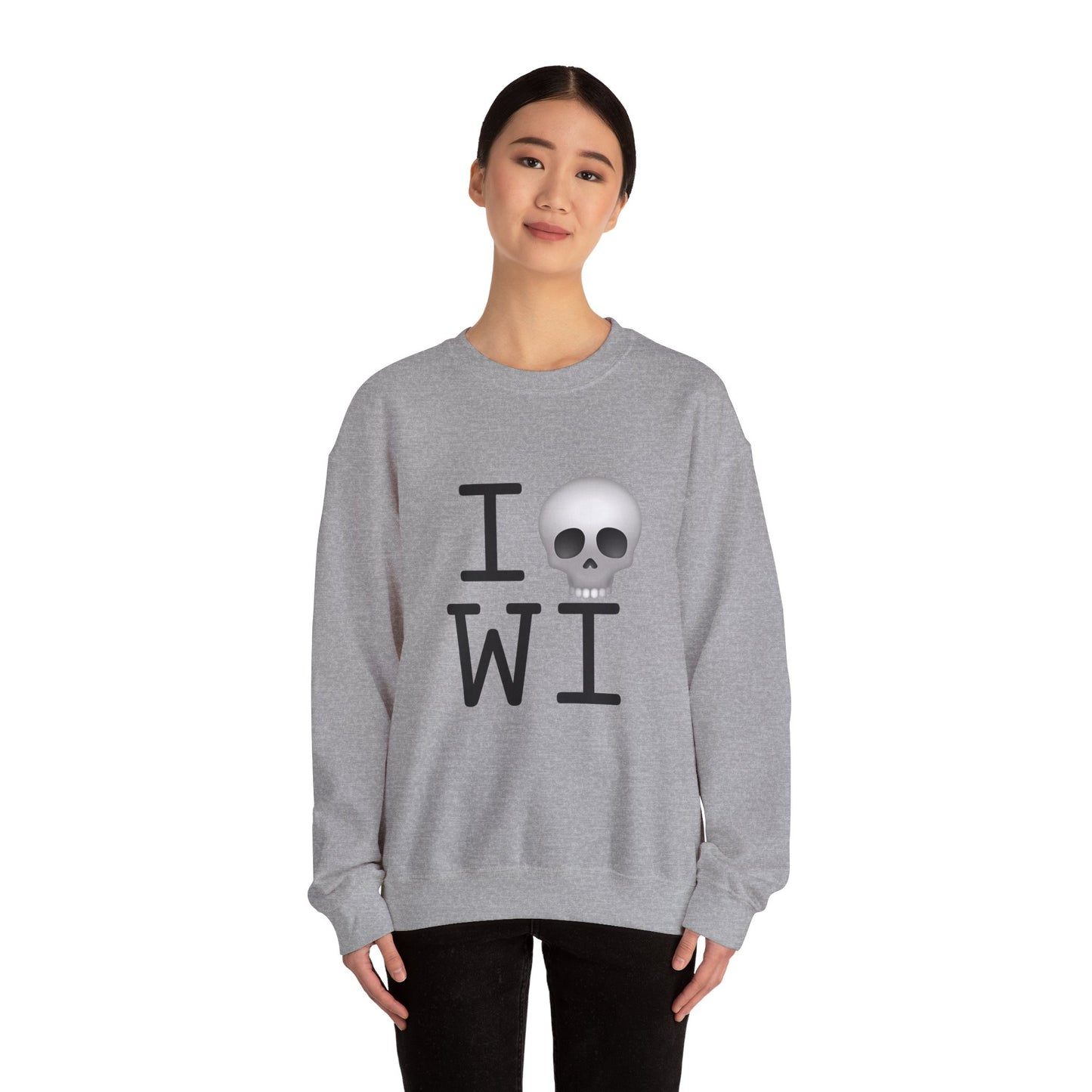 "I'm Dead in Wisconsin" Sweatshirt