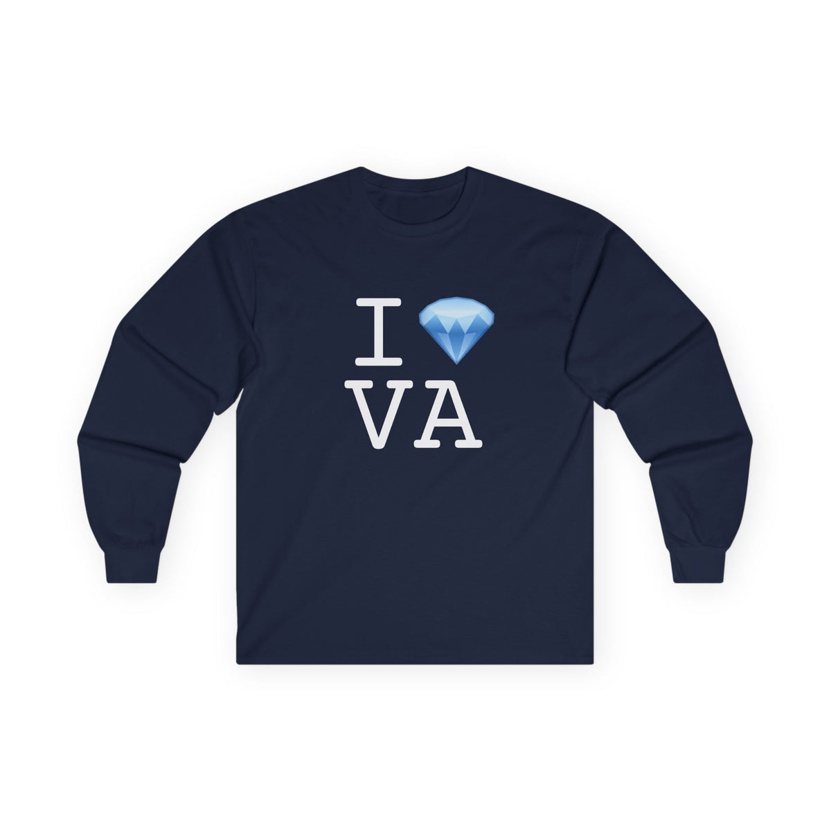 "I Diamond Virginia" Long Sleeve Shirt