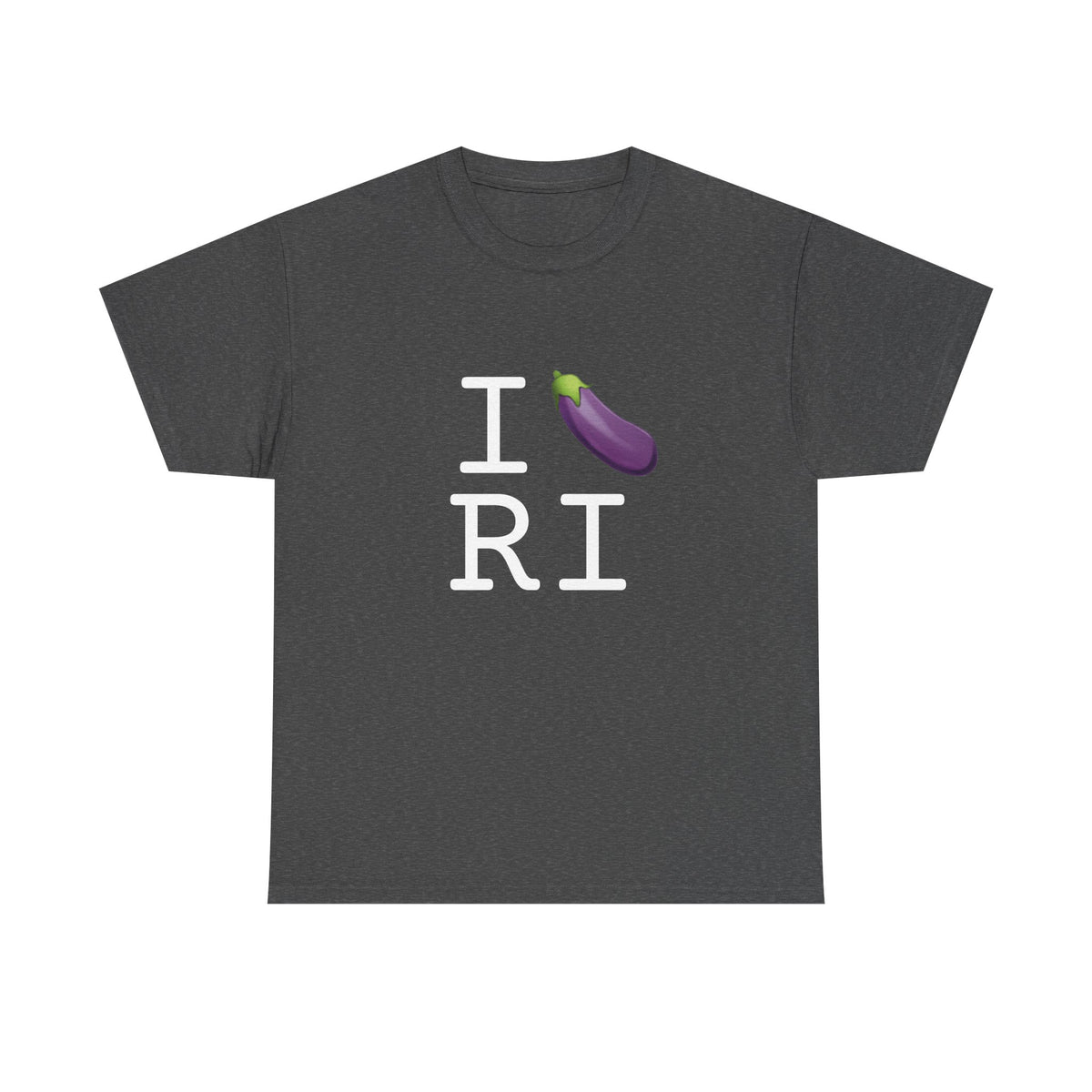 "I Eggplant Rhode Island" Tee