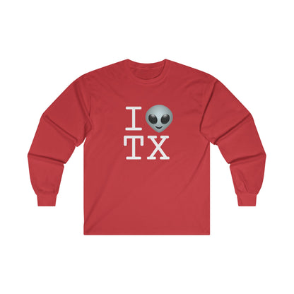 "I Feel Alien in Texas" Long Sleeve Shirt