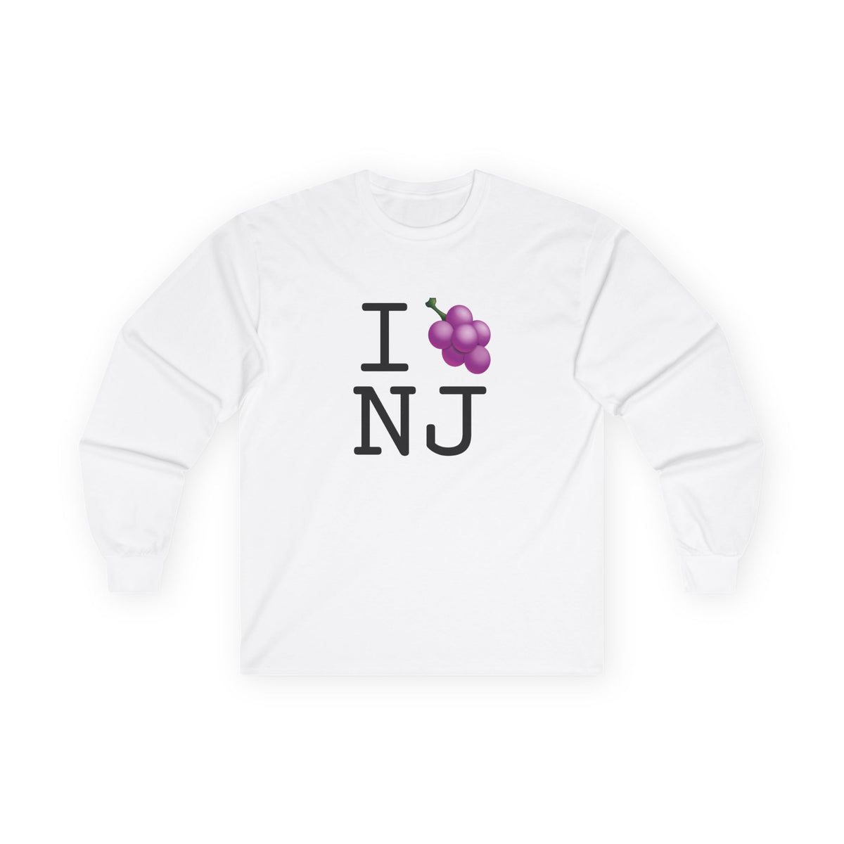 "I Grape New Jersey" Long Sleeve Shirt