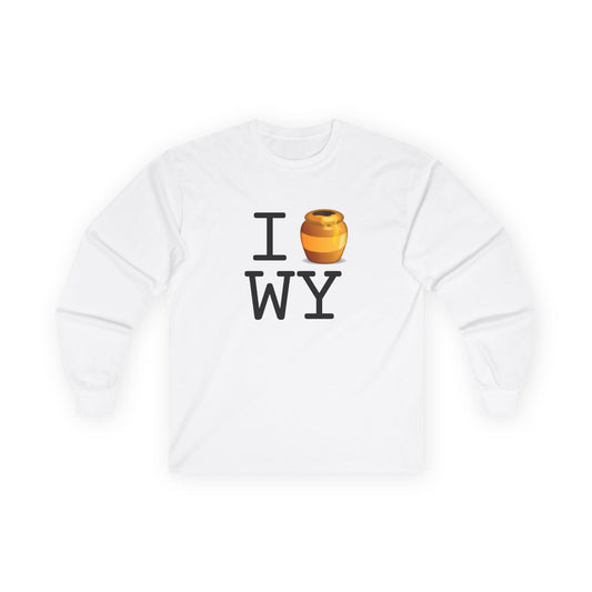 "I Honey Wyoming" Long Sleeve Shirt