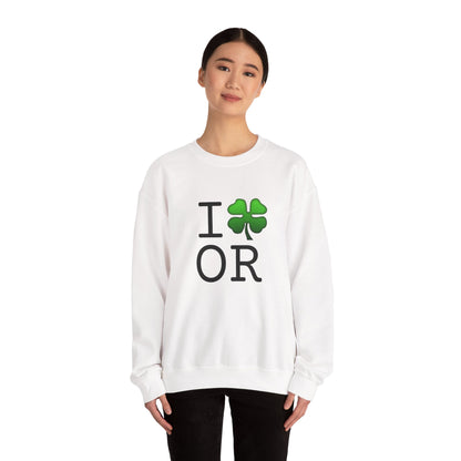 "I'm Lucky (Clover) in Oregon" Sweatshirt