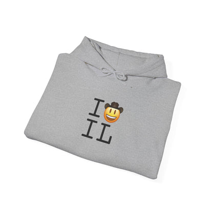 "I'm a Cowboy or Cowgirl in Illinois" Hoodie