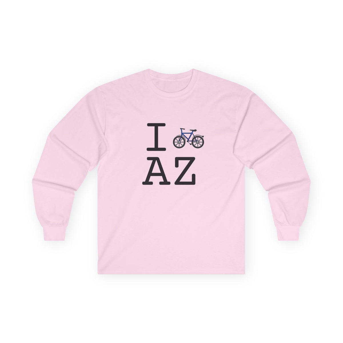 "I Bicycle Arizona" Long Sleeve Shirt
