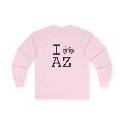 "I Bicycle Arizona" Long Sleeve Shirt