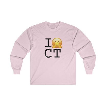 "I Hug Connecticut" Long Sleeve Shirt