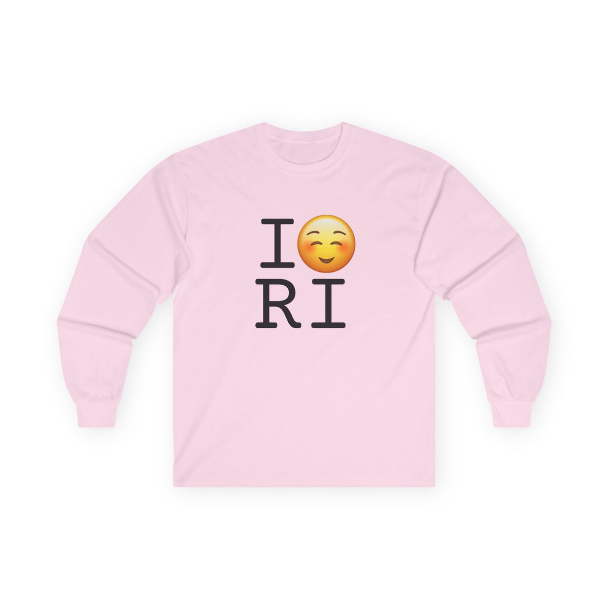 "I Blush at Rhode Island" Long Sleeve Shirt