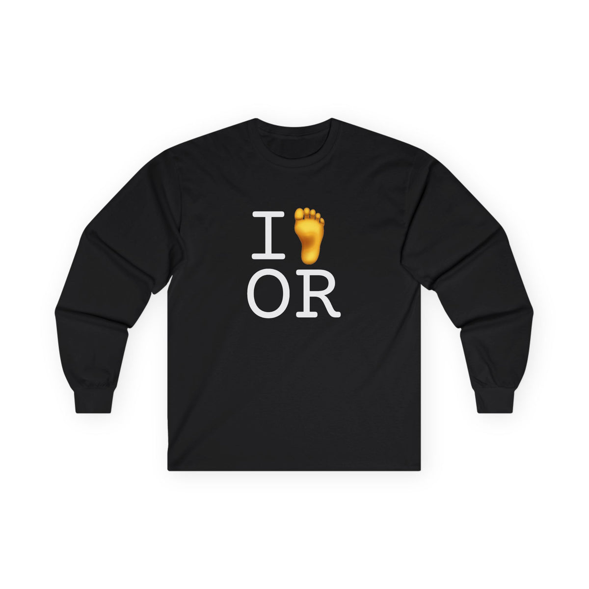 "I Foot Oregon" Long Sleeve Shirt
