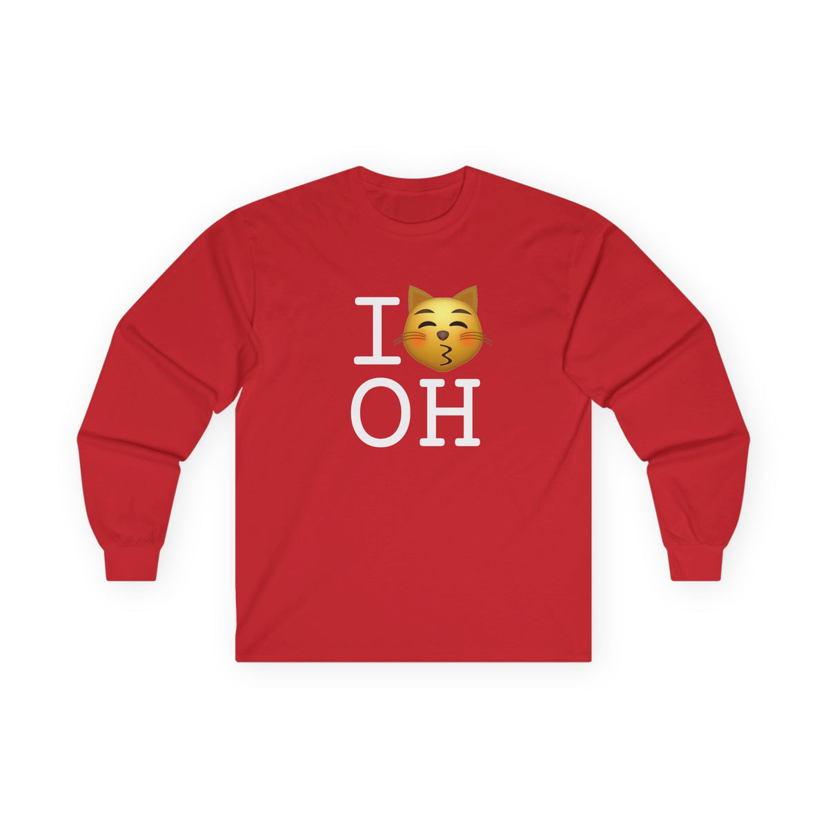 "I'm a Kissing Cat toward Ohio" Long Sleeve Shirt
