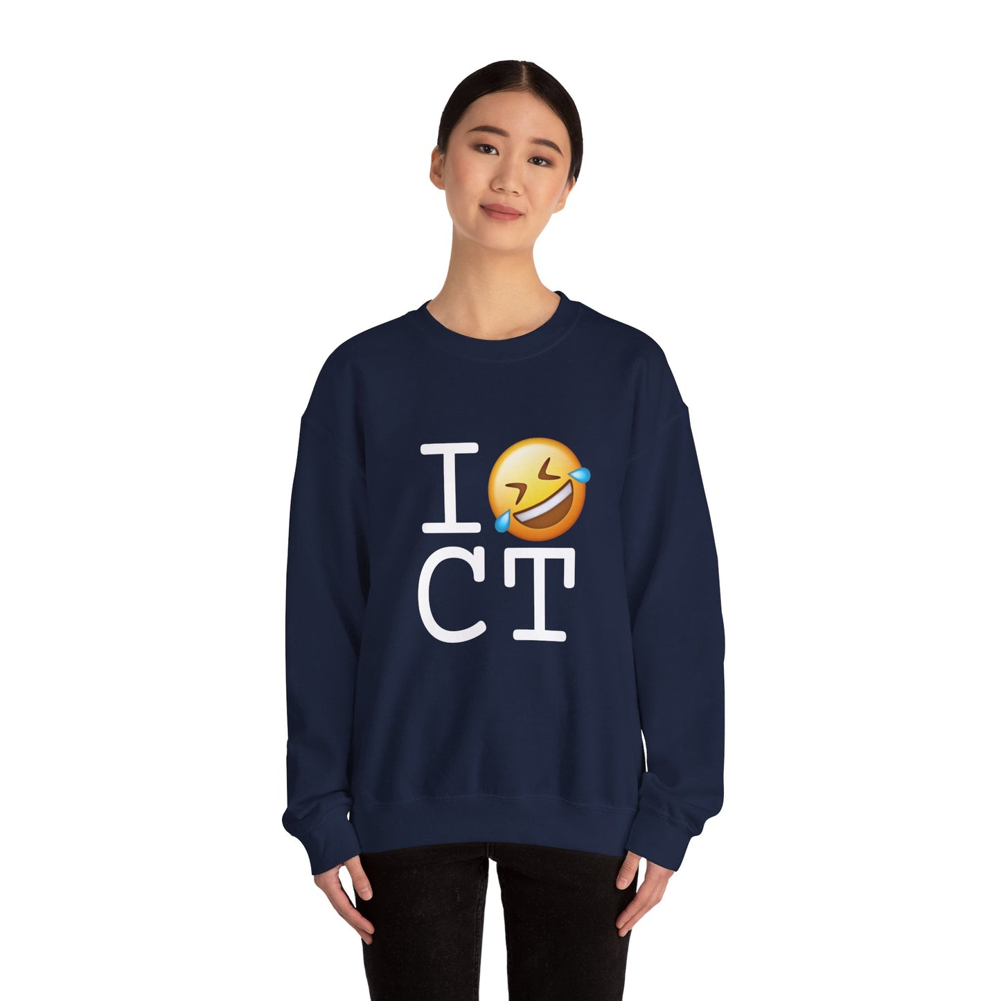 "I Laugh Hard (LMFAO) at Connecticut" Sweatshirt