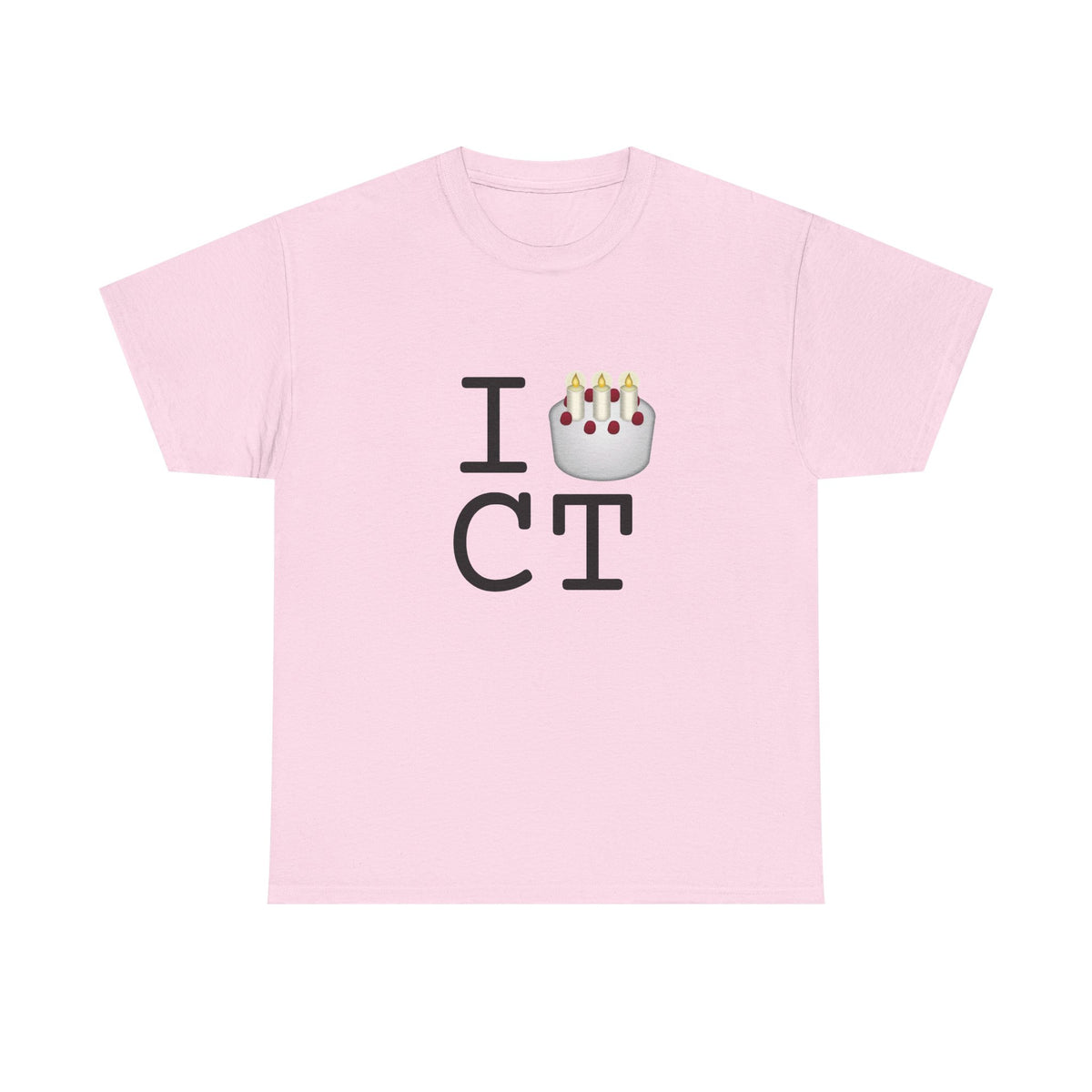 "I Birthday Cake Connecticut" Tee