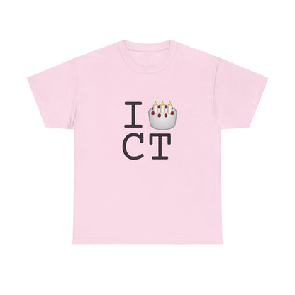 "I Birthday Cake Connecticut" Tee
