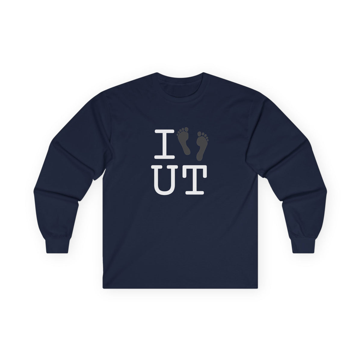 "I leave Footsteps in Utah" Long Sleeve Shirt
