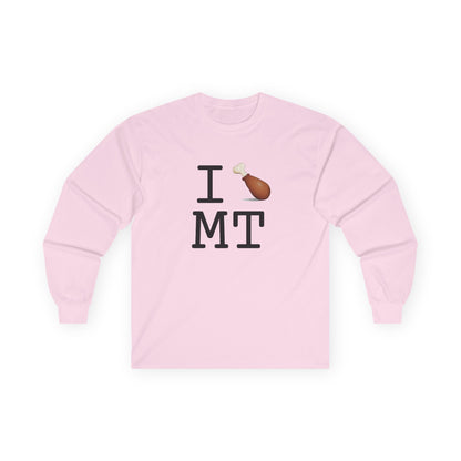 "I Chicken Drumstick Montana" Long Sleeve Shirt