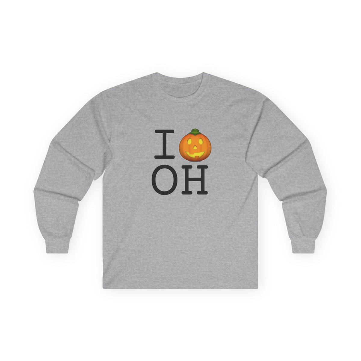 "I Jack-O-Lantern (Pumpkin) Ohio" Long Sleeve Shirt