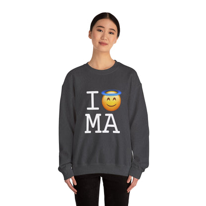 "I'm an Angel in Massachusetts" Sweatshirt