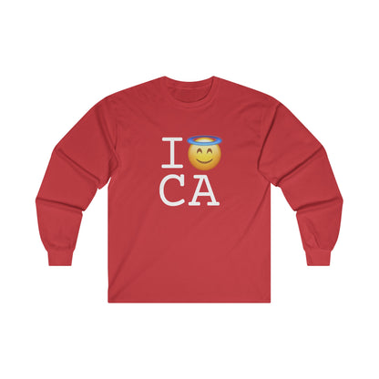 "I'm an Angel in California" Long Sleeve Shirt