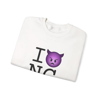 "I'm an Angry Devil about North Carolina" Sweatshirt