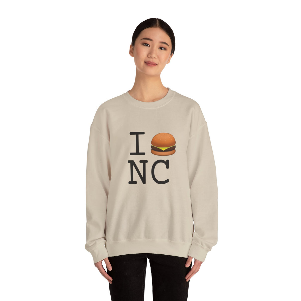 "I Cheeseburger North Carolina" Sweatshirt