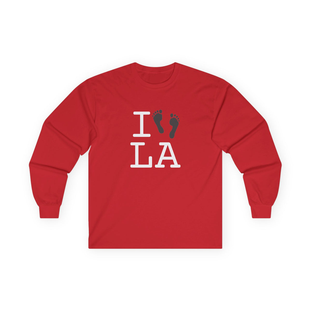 "I leave Footsteps in Louisiana" Long Sleeve Shirt