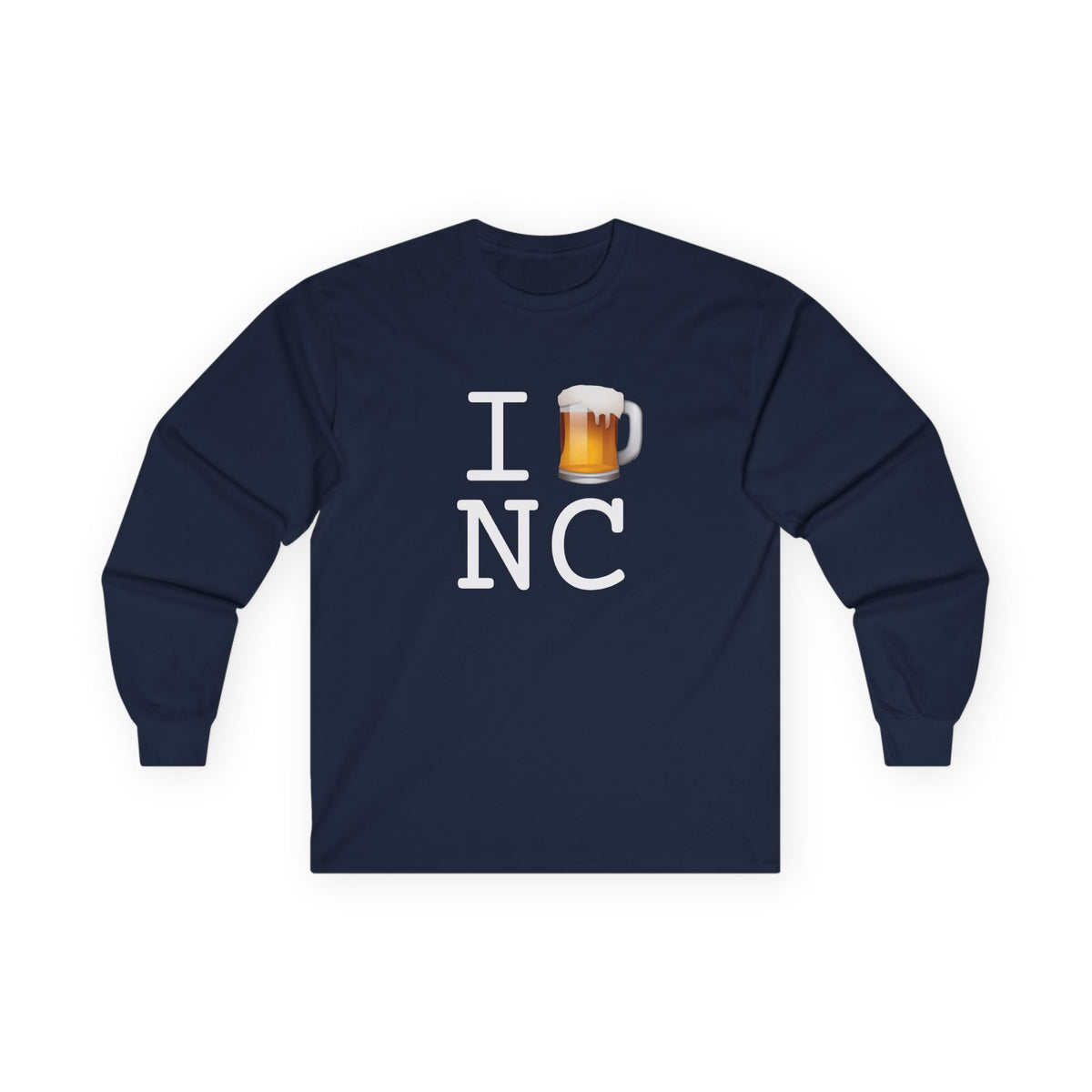 "I Beer North Carolina" Long Sleeve Shirt