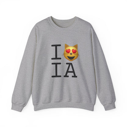 "I'm a Cat that Loves Iowa" Sweatshirt