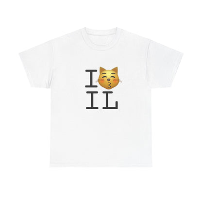 "I'm a Kissing Cat toward Illinois" Tee