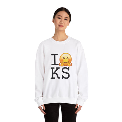 "I Hug Kansas" Sweatshirt