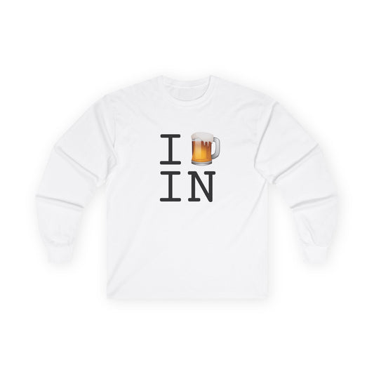 "I Beer Indiana" Long Sleeve Shirt