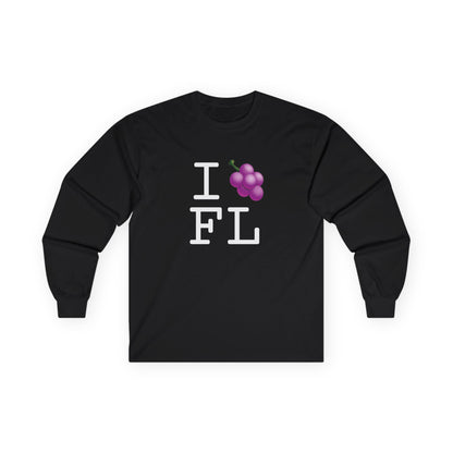 "I Grape Florida" Long Sleeve Shirt