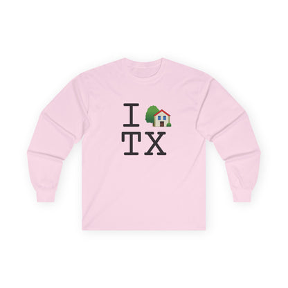 "I'm Home in Texas" Long Sleeve Shirt