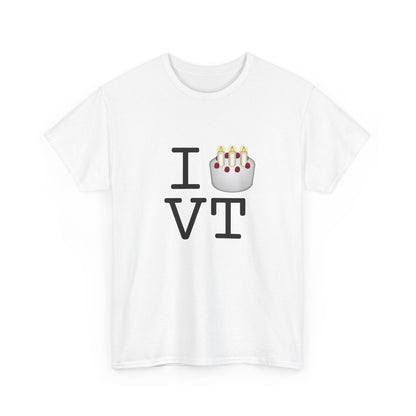 "I Birthday Cake Vermont" Tee