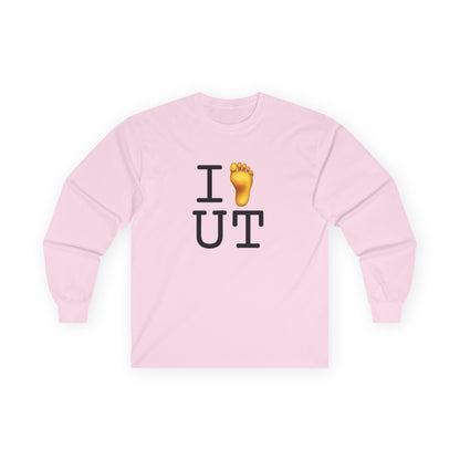 "I Foot Utah" Long Sleeve Shirt