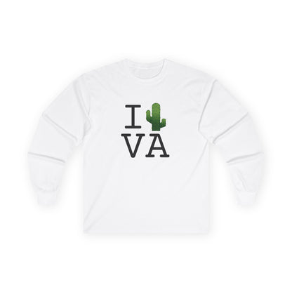 "I Cactus Virginia" Long Sleeve Shirt