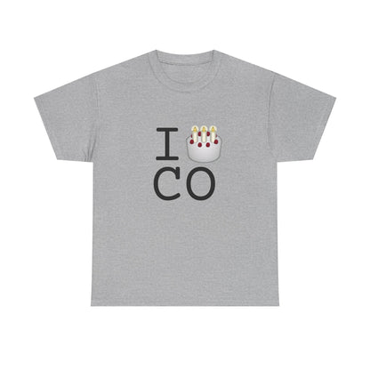 "I Birthday Cake Colorado" Tee