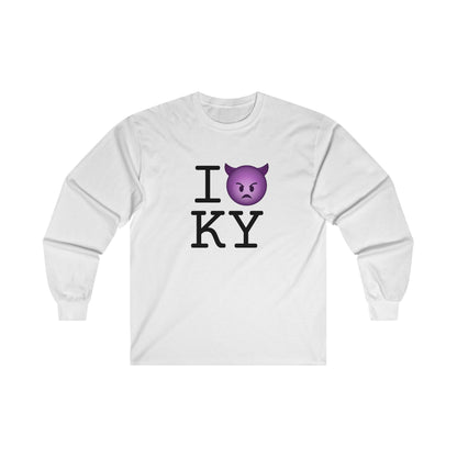 "I'm an Angry Devil about Kentucky" Long Sleeve Shirt