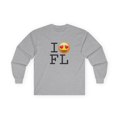 "I have Heart Eyes for Florida" Long Sleeve Shirt