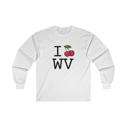 "I Cherry West Virginia" Long Sleeve Shirt