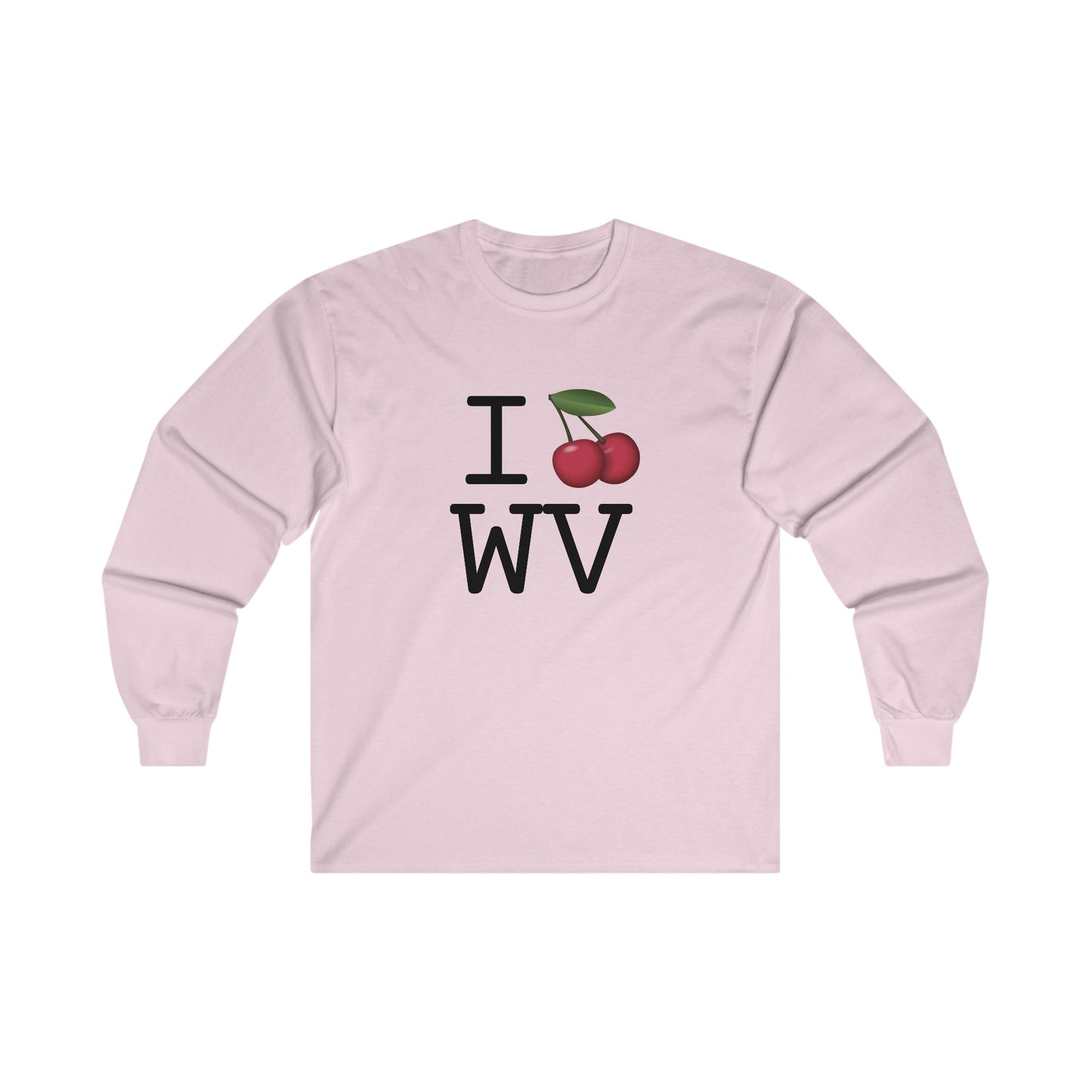 "I Cherry West Virginia" Long Sleeve Shirt