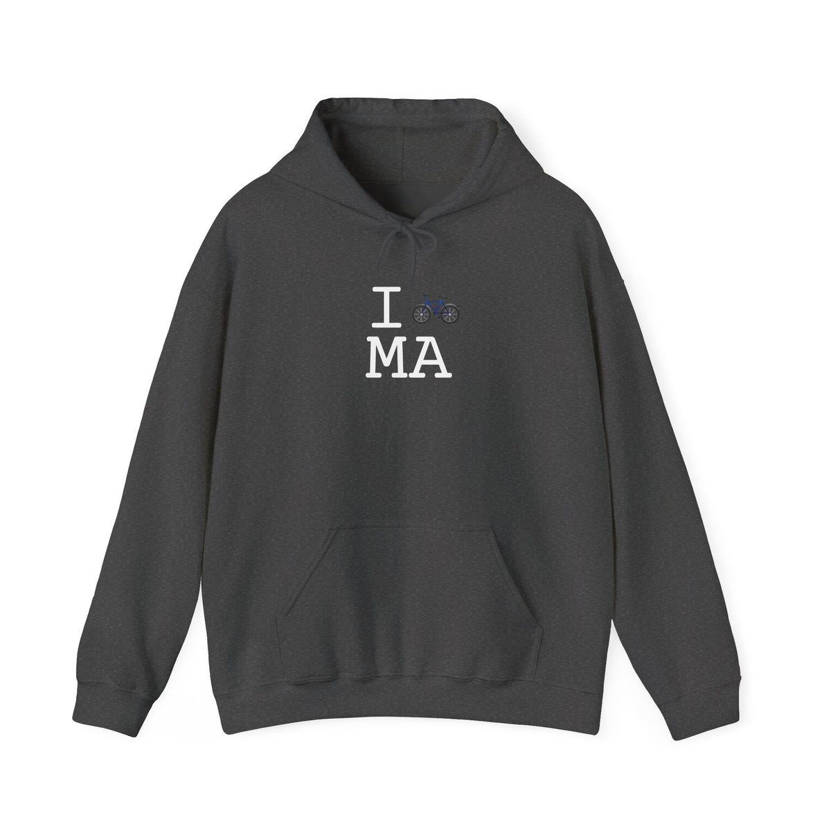 "I Bicycle Massachusetts" Hoodie