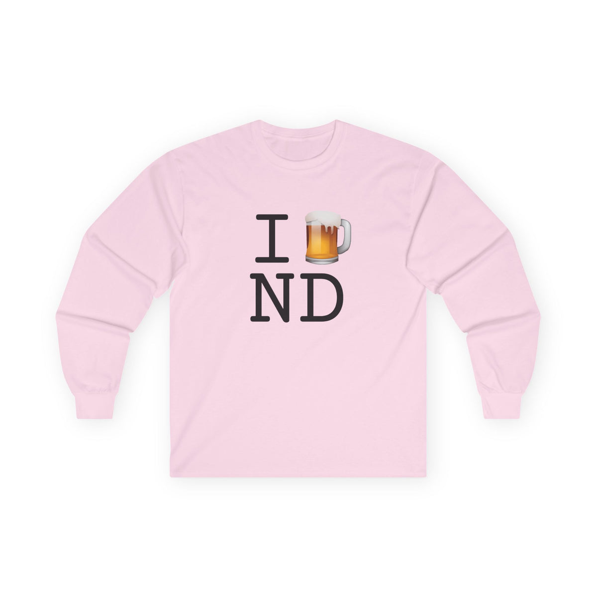 "I Beer North Dakota" Long Sleeve Shirt