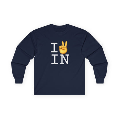 "I Show Peace to Indiana" Long Sleeve Shirt