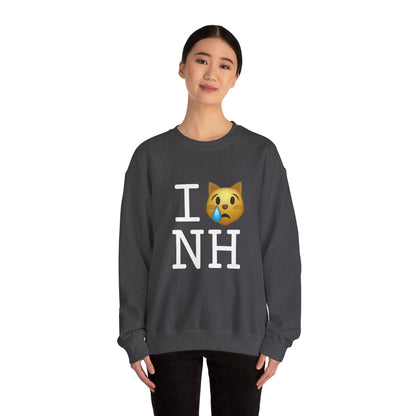 "I'm a Crying Cat about New Hampshire" Sweatshirt